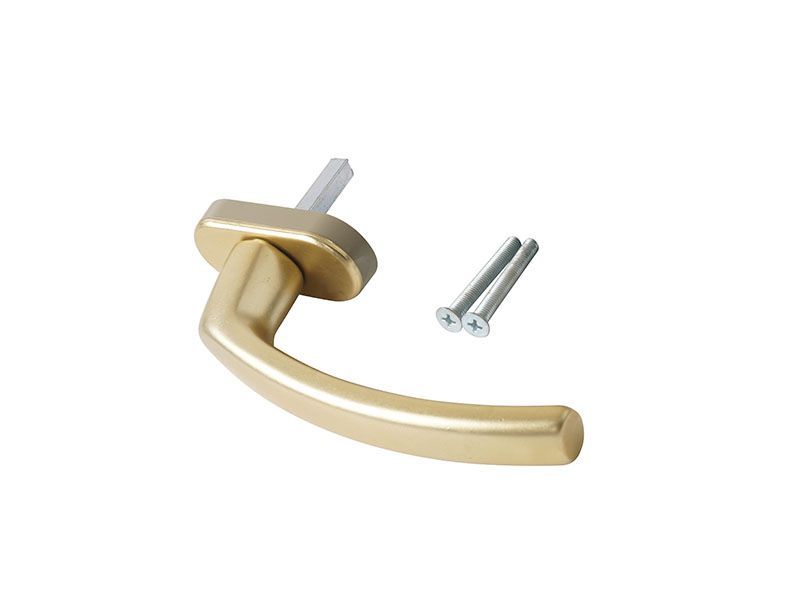 Ручка оконная Internika FILIZ, 38 мм, 45°, 2 винта, шампань. Рис. 2