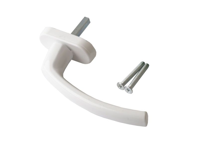 Ручка оконная Internika FILIZ, 45 мм, 45°, 2 винта, белый RAL9016. Рис. 3