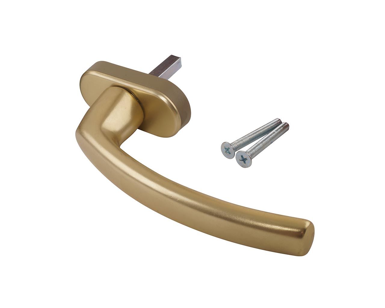 Ручка оконная Internika FILIZ, 45 мм, 45°, 2 винта, шампань. Рис. 3