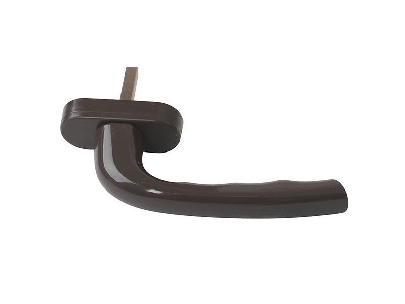 Ручка оконная Internika "Фантазия" алюминиевая 38 мм 45° + 2 винта 5х45 коричневая (8019). Рис. 2 Ручка оконная Internika "Фантазия" алюминиевая 38 мм 45° + 2 винта 5х45 коричневая (8019). Рис. 2