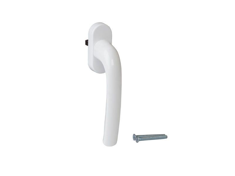 Ручка оконная Internika в коробке штифт 37 мм, 45°, овальная розетка белая, 2 винта. Рис. 3 Ручка оконная Internika в коробке штифт 37 мм, 45°, овальная розетка белая, 2 винта. Рис. 3