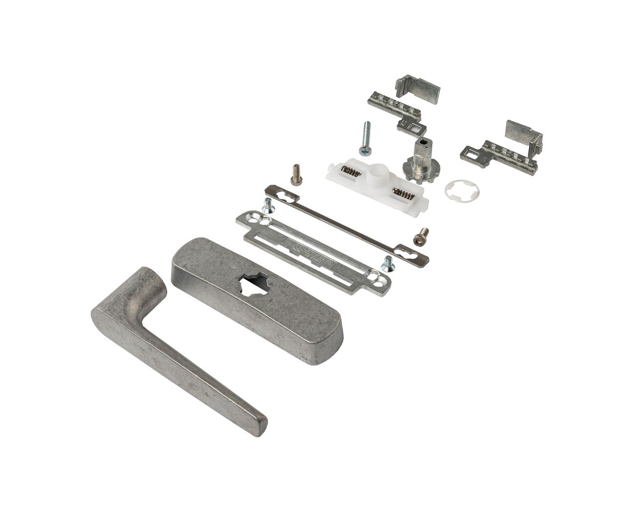 Ручка оконная KARMA двухзахватная, неокраш.. Рис. 1