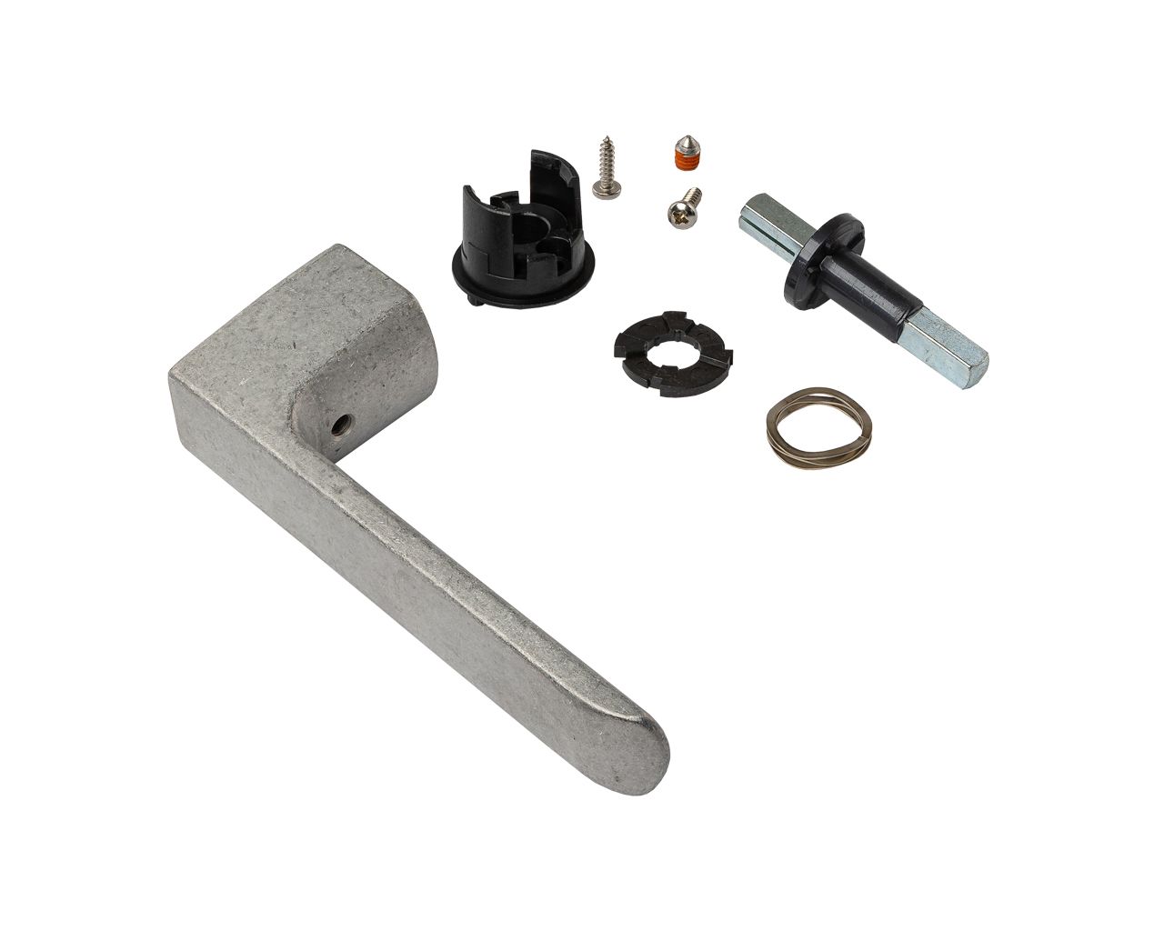 Ручка оконная OMNI квадр., штифт 7 мм L=25 мм, крепеж 13 мм, неокраш.. Рис. 1