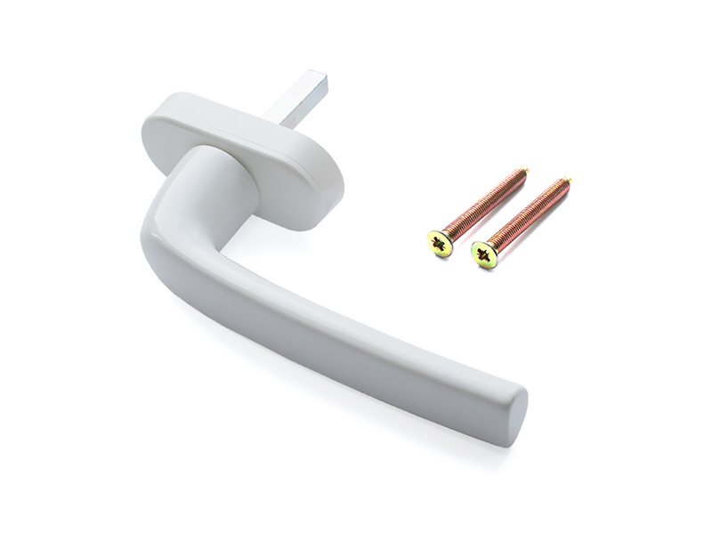 Ручка оконная Roto Samba, (арт. 787959) алюминиевая, 37 мм, 45°, +2 винта (белый R072), с логотипом Roto. Рис. 2 Ручка оконная Roto Samba, (арт. 787959) алюминиевая, 37 мм, 45°, +2 винта (белый R072), с логотипом Roto. Рис. 2