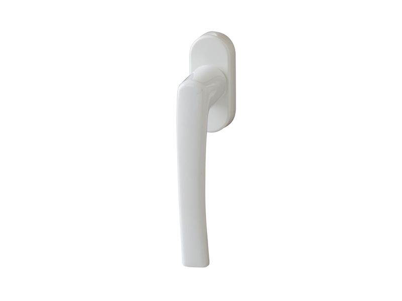 Ручка оконная Rotoline, алюминиевая, 37 мм, 90°, 2 винта М5х45, овальная розетка, белый RAL 9016 (без логотипа Roto). Рис. 2