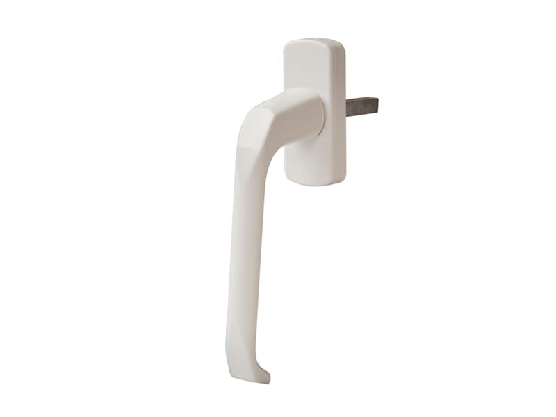 Ручка оконная алюминиевая "HERMO" штифт 38 мм, 2 винта, белая. Рис. 1