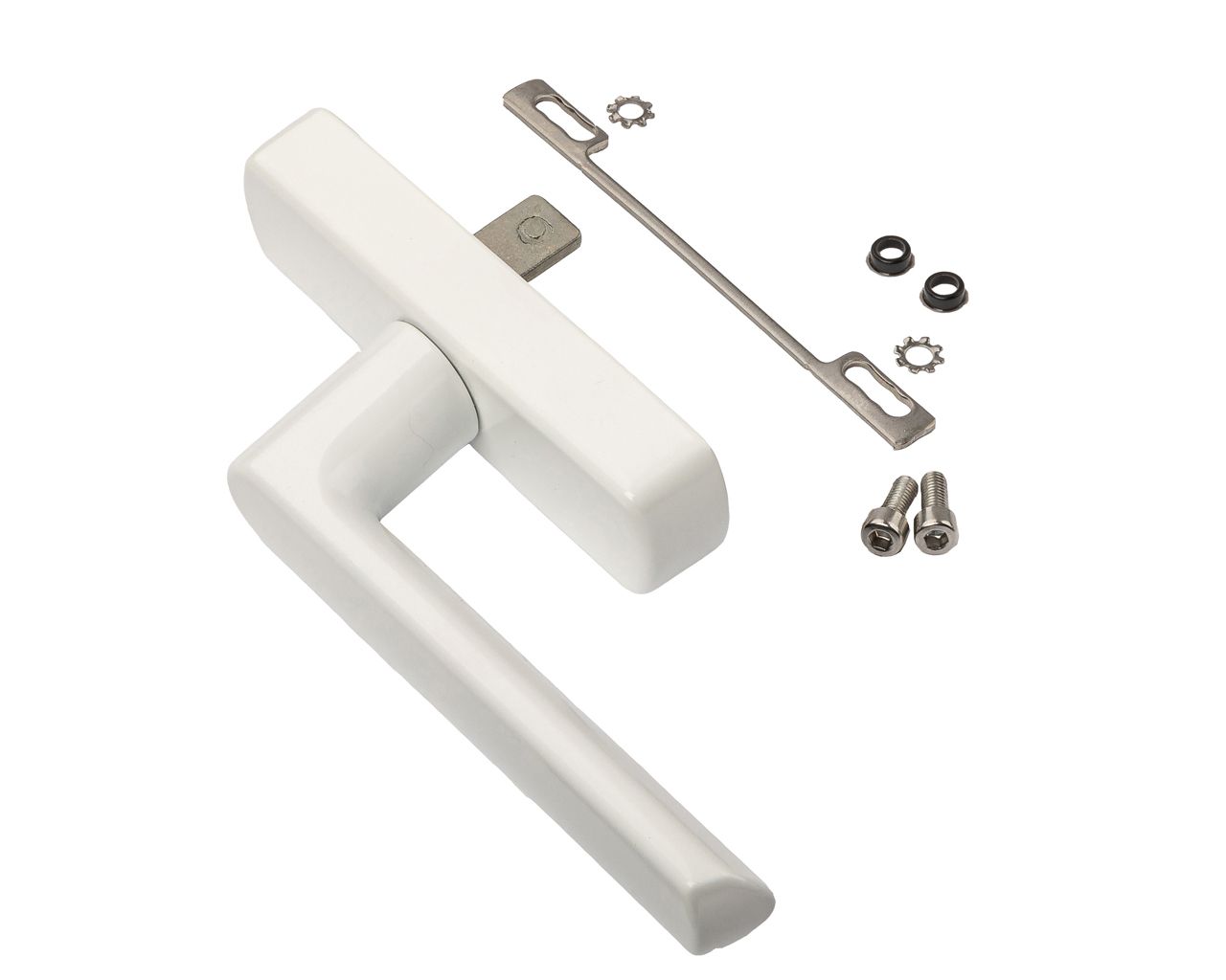 Ручка оконная + приемник, белая. Рис. 3