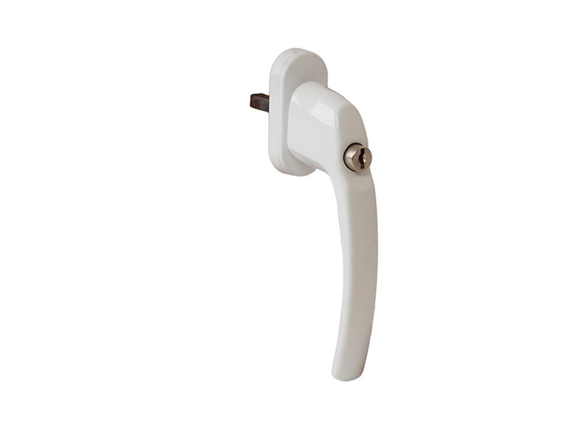 Ручка оконная с ключом Internika FILIZ, 35мм, белый RAL9016. Рис. 3