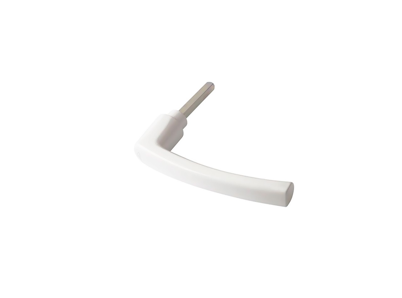 Ручка съемная Rotoline пластиковая, белый (257628) (без логотипа Roto). Рис. 1