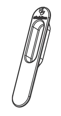 Ручка-притвор HS, ракушка, черный (RAL 9005). Рис. 1