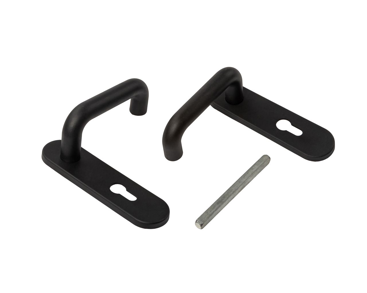 Ручки на планке ELEMENTIS для противопожарных дверей , нейлон,черная. Рис. 1 Ручки на планке ELEMENTIS для противопожарных дверей , нейлон,черная. Рис. 1