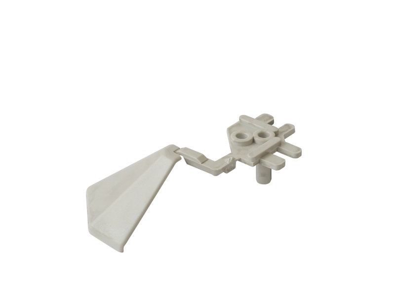 Угол 90° внешний треугольного пристеночного бортика, пластик, серый. Рис. 1 Угол 90° внешний треугольного пристеночного бортика, пластик, серый. Рис. 1