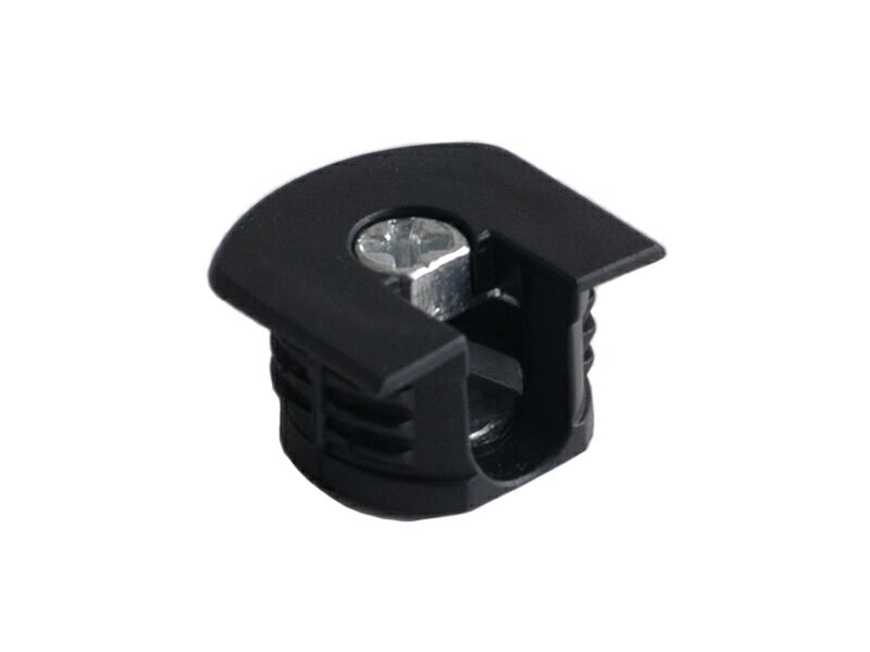 SE01 Cтяжка-полкодержатель для плиты 16 мм, черный. Рис. 1