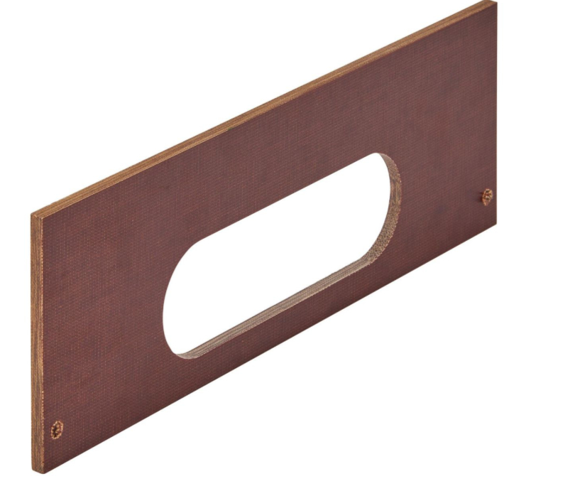 Фрезерная вставка к шаблону для рамной части врезных петель. Рис. 1 Фрезерная вставка к шаблону для рамной части врезных петель. Рис. 1