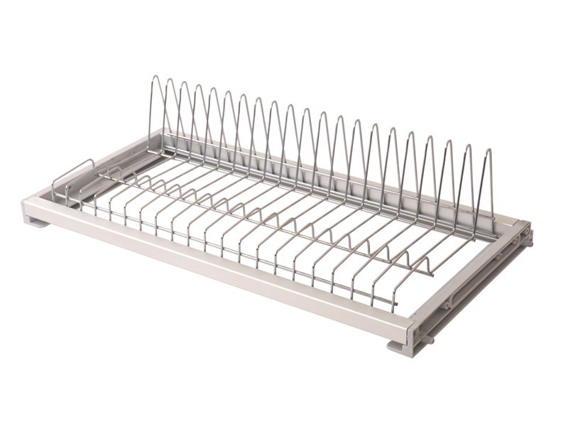 Сушка для тарелок Variant с рамкой в базу 450мм(ЛДСП 18мм), держатель задней стенки+регулировка по глубине, хром. Рис. 1 Сушка для тарелок Variant с рамкой в базу 450мм(ЛДСП 18мм), держатель задней стенки+регулировка по глубине, хром. Рис. 1