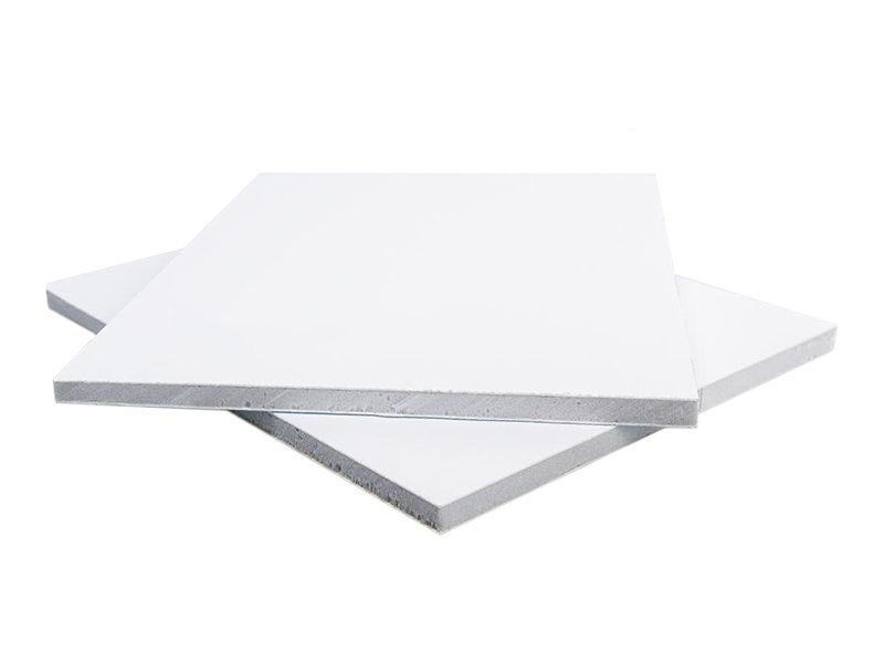 Сэндвич-панель TNK 10х1500х3000 (0,4 мм) белый матовый стандарт. Рис. 1