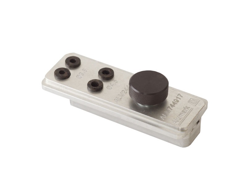 Шаблон сверлильный для профиля дверной рамы для установки порога, S44