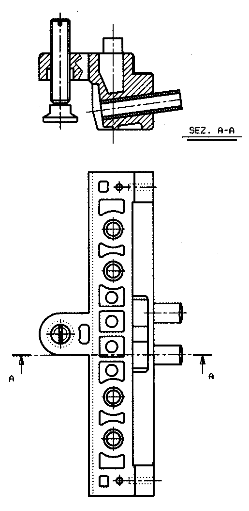 Шаблон сверлильный для ввертных петель, диаметр 14/16 мм, для дверей с наплавом. Рис. 2 Шаблон сверлильный для ввертных петель, диаметр 14/16 мм, для дверей с наплавом. Рис. 2