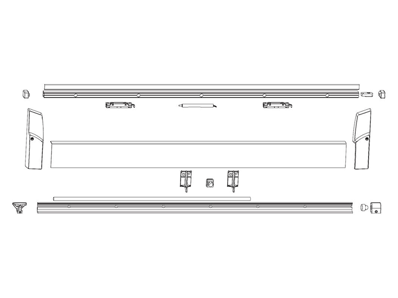 Шины SKB-S/SE/Z 1051-1250, комплект белый. Рис. 1 Шины SKB-S/SE/Z 1051-1250, комплект белый. Рис. 1
