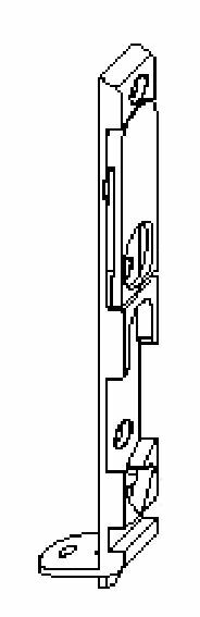 Шпингалет 2-х створчатого окна нижний, 7/8. Рис. 2