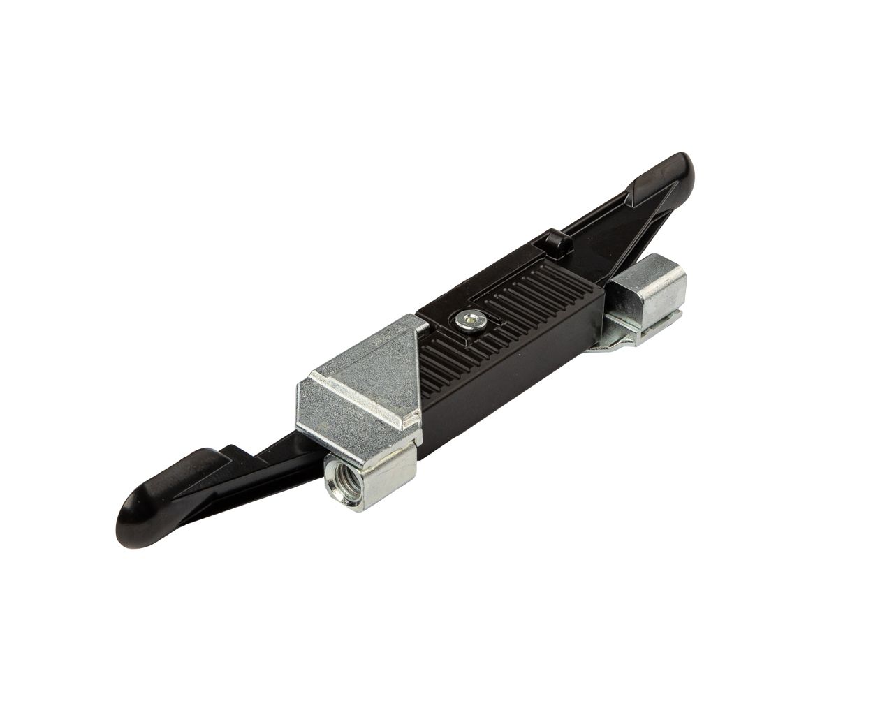 Шпингалет дверной врезной, 30мм,  верх/низ, черн.. Рис. 1