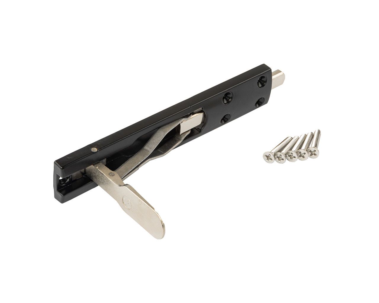 Шпингалет накладной, 140*24*8, черн. RAL9005. Рис. 2