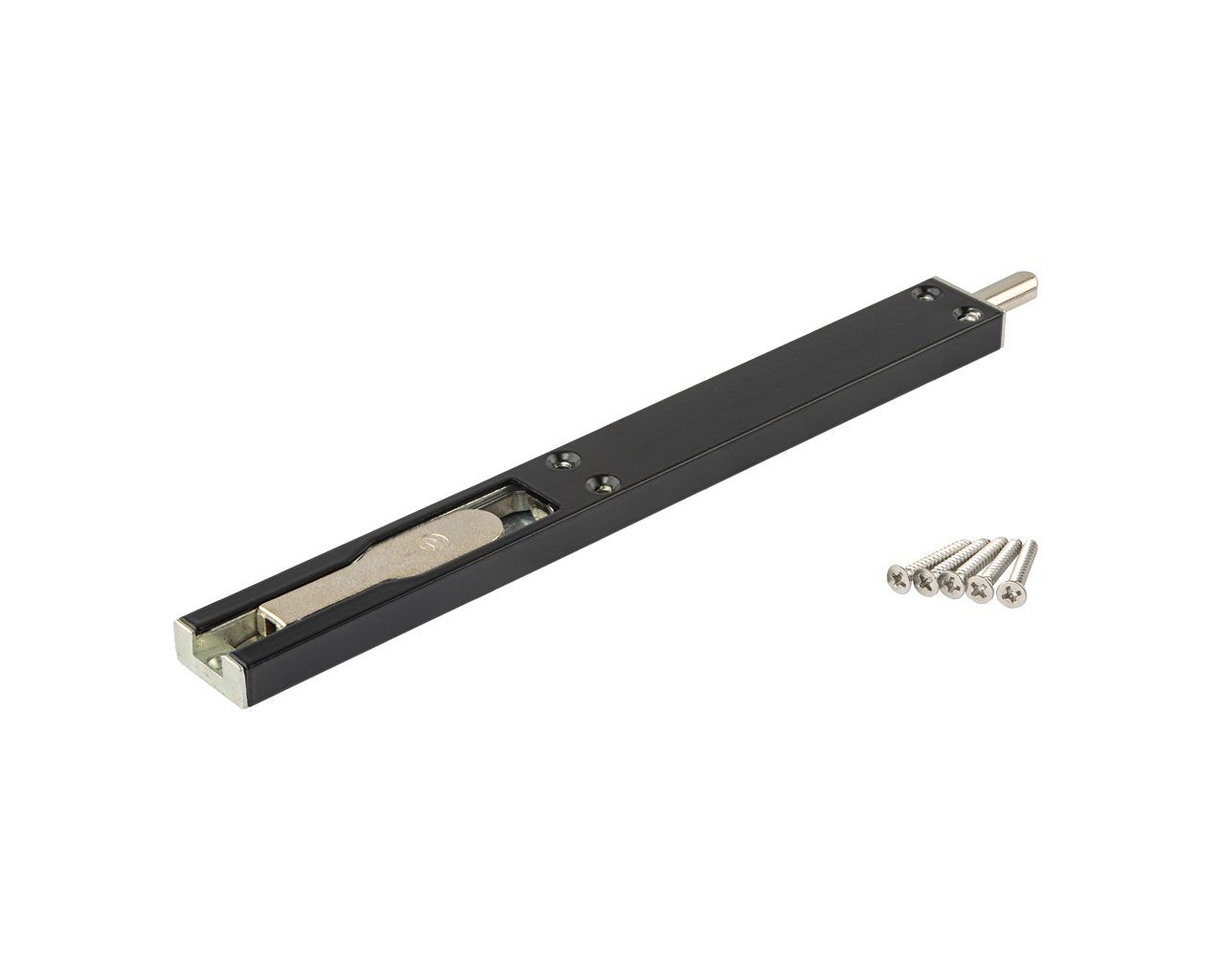 Шпингалет накладной, 225*24*10.5, черн. RAL9005. Рис. 3 Шпингалет накладной, 225*24*10.5, черн. RAL9005. Рис. 3