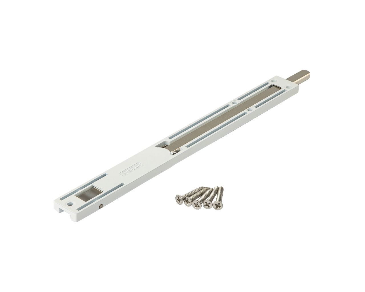 Шпингалет накладной, 225*22*8, бел. RAL9016. Рис. 2