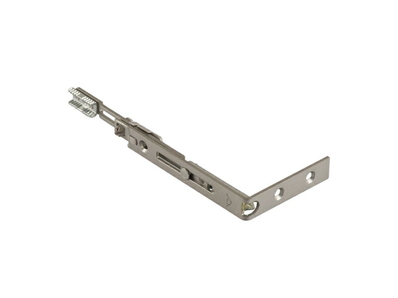 Шпингалет нижний 110х16 с гребенкой под фурнитурй паз