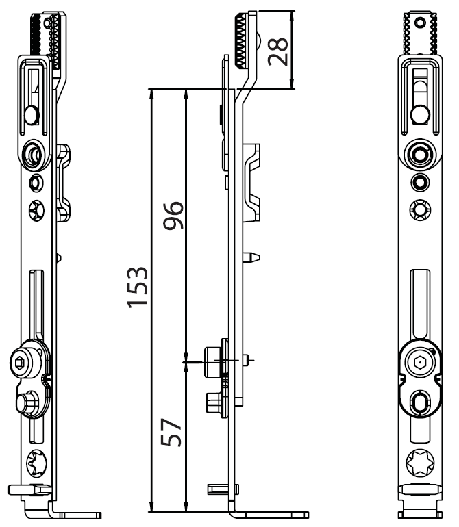 Шпингалет п/о Elementis 2. Рис. 2