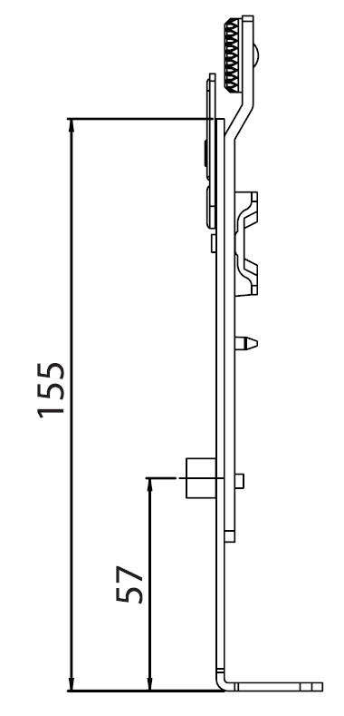 Шпингалет поворотный нижний Elementis 2. Рис. 2 Шпингалет поворотный нижний Elementis 2. Рис. 2