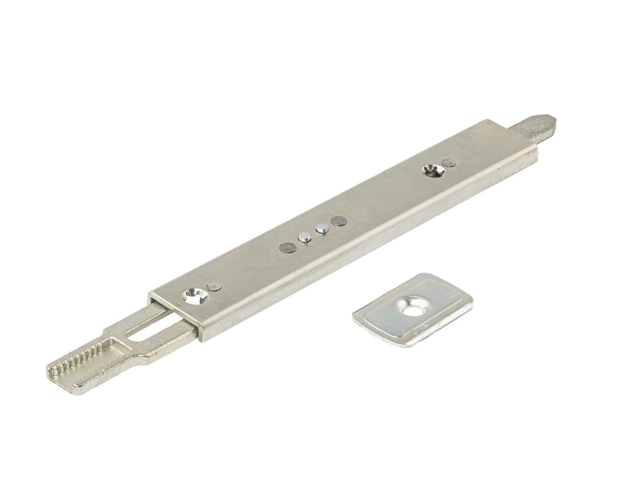 Шпингалет верхний MAXBAR для замков Compact 855GL/856/859, U24х6, оцинк., 150 мм. Рис. 1