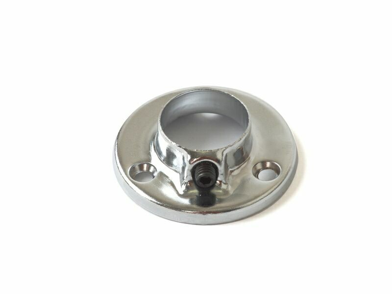 Штангодержатель для круглой штанги d=25 мм, хром, сталь с фиксирующим винтом. Рис. 1