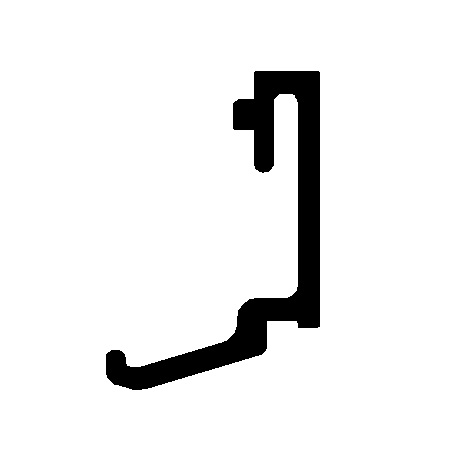 Штапик оконно-дверной ALUMARK 6 мм 6м Белый RAL9016. Рис. 1