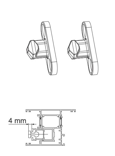 Штырь запорный HS, М=4 (2шт.). Рис. 1 Штырь запорный HS, М=4 (2шт.). Рис. 1