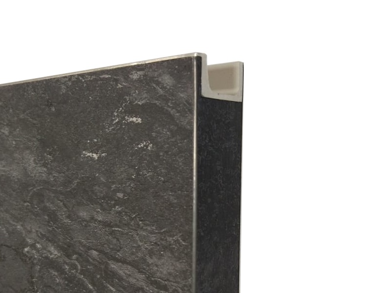 Скрытая профиль-ручка под пропил, L=4000мм, отделка алюминий. Рис. 2 Скрытая профиль-ручка под пропил, L=4000мм, отделка алюминий. Рис. 2