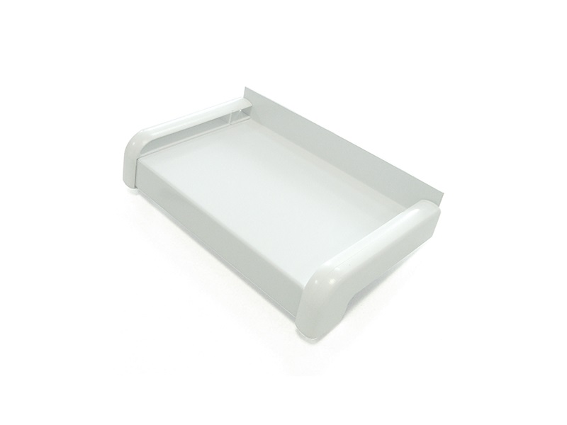 Слив наружный алюминиевый BAUSET 130 мм белый, 6м. Рис. 3