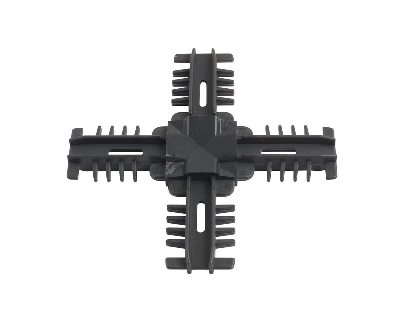 Соединение декоративное крестовое Isabel 18мм антрацит LE45. Рис. 1