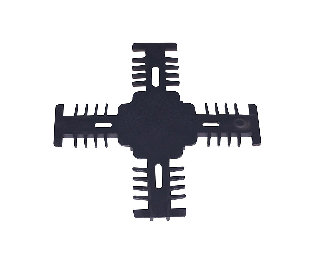 Соединение декоративное крестовое Isabel, 18x8, антрацит для двустороннего профиля. Рис. 3 Соединение декоративное крестовое Isabel, 18x8, антрацит для двустороннего профиля. Рис. 3