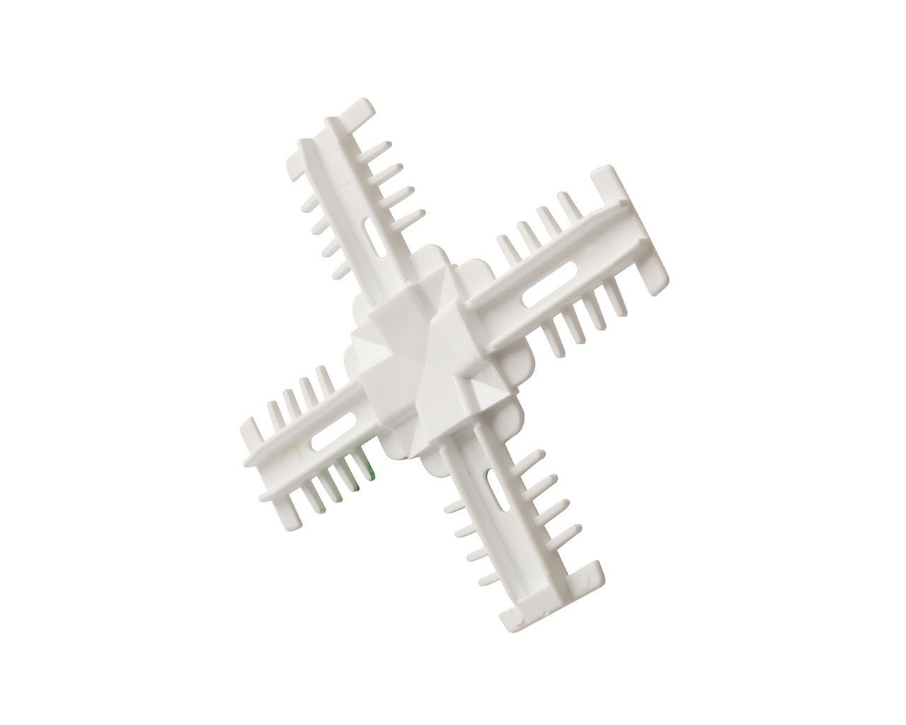 Соединение декоративное крестовое Isabel, 18x8, белое для двустороннего профиля. Рис. 3 Соединение декоративное крестовое Isabel, 18x8, белое для двустороннего профиля. Рис. 3