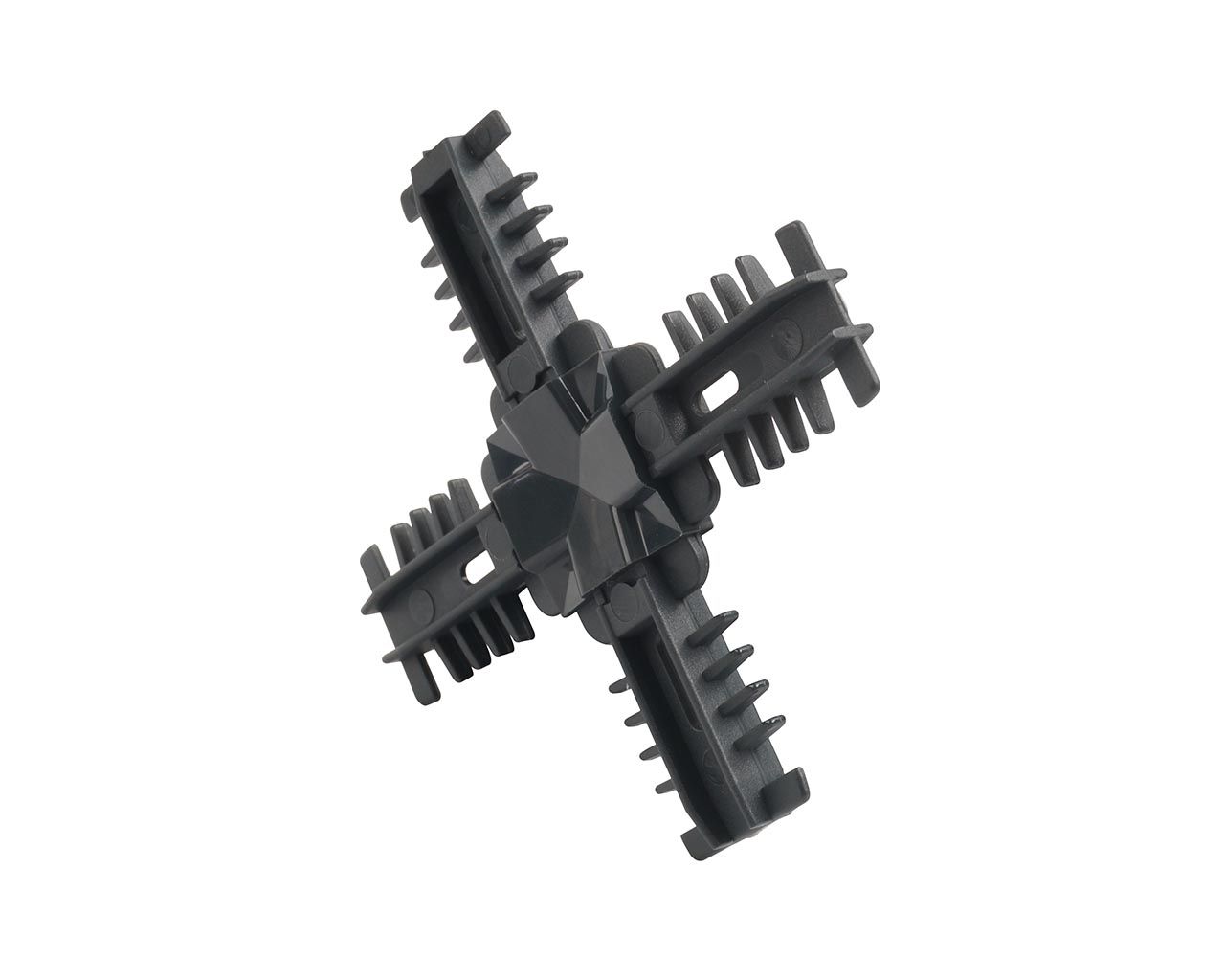 Соединение декоративное крестовое Isabel 25мм, антрацит. Рис. 3