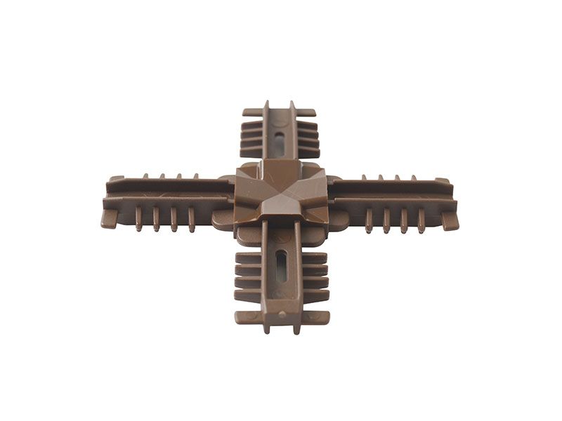 Соединение декоративное крестовое Isabel 18мм коричневое. Рис. 3