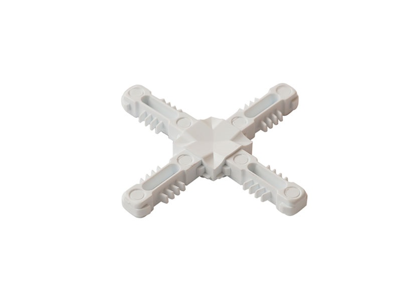 Соединение крестовое 18мм БЕЛОЕ 9010. Рис. 1