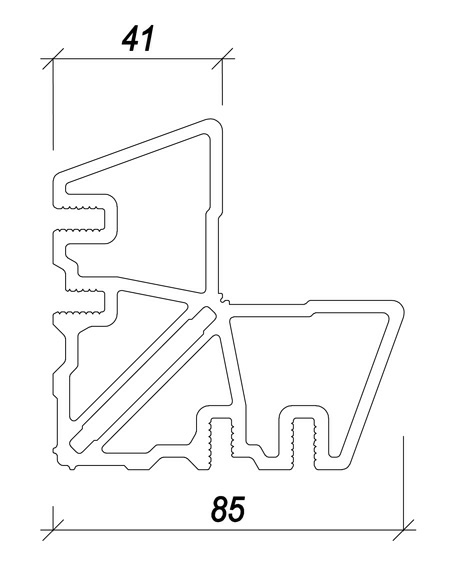 Соединитель угловой ALUMARK для 252180/252280/252281. Рис. 2