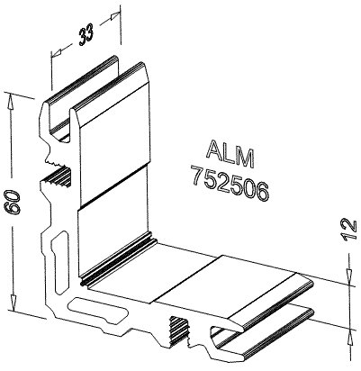 Соединитель угловой ALUMARK для ALM252200, ALM290101, ALM290102. Рис. 2