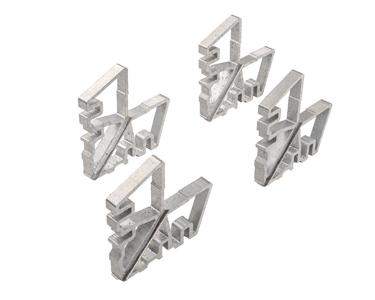 Соединитель угловой для створки S158 9,6мм (комплект 4шт)