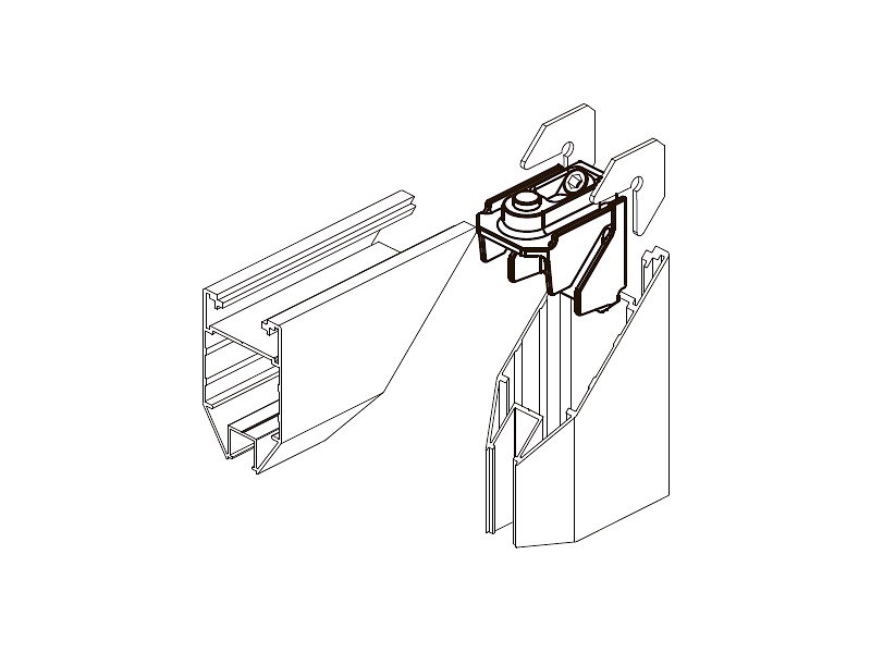 Соединитель угловой створки. Рис. 2
