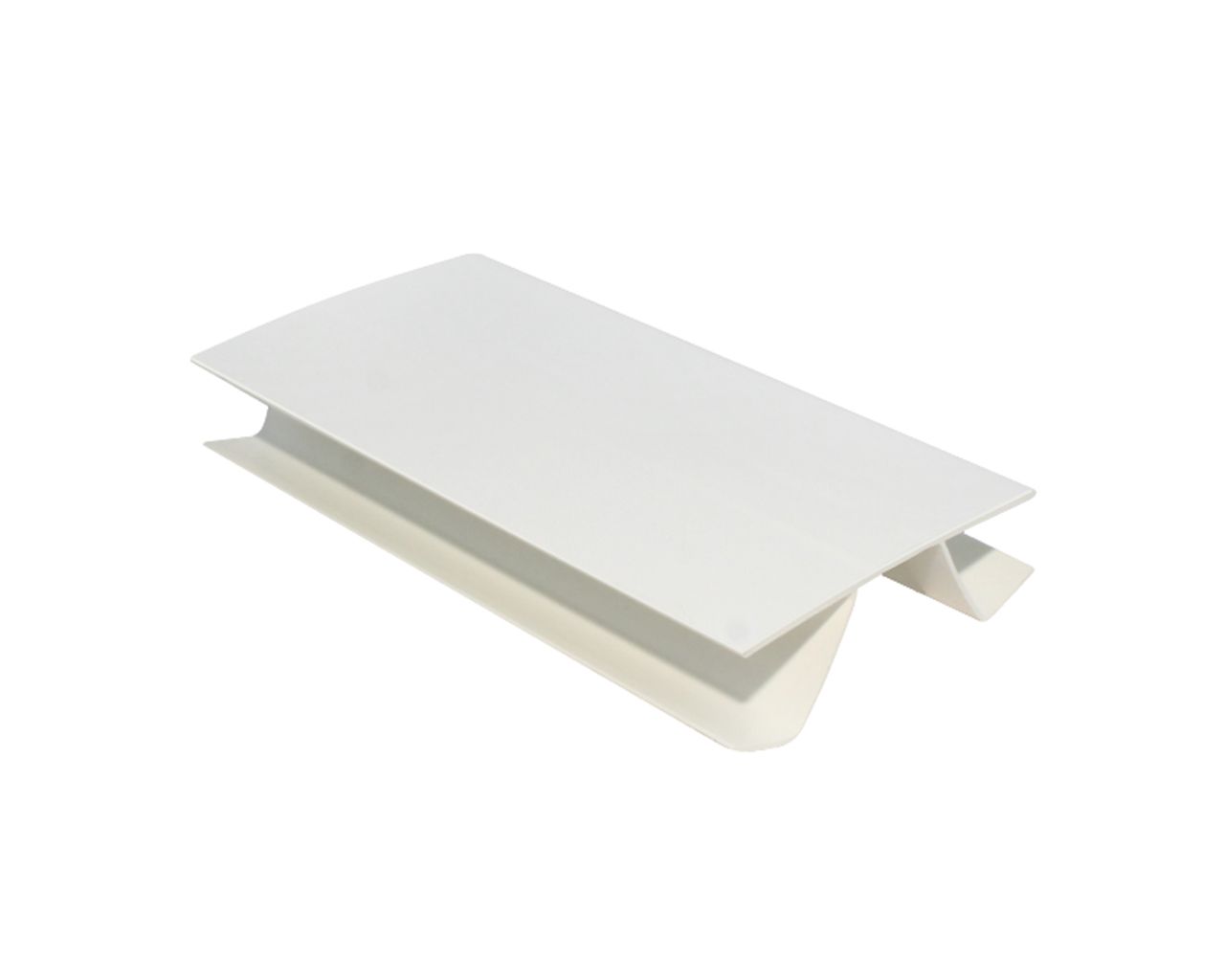 Соединитель универсальный цоколя ПВХ пластик Белый L=100 мм FIRMAX. Рис. 1