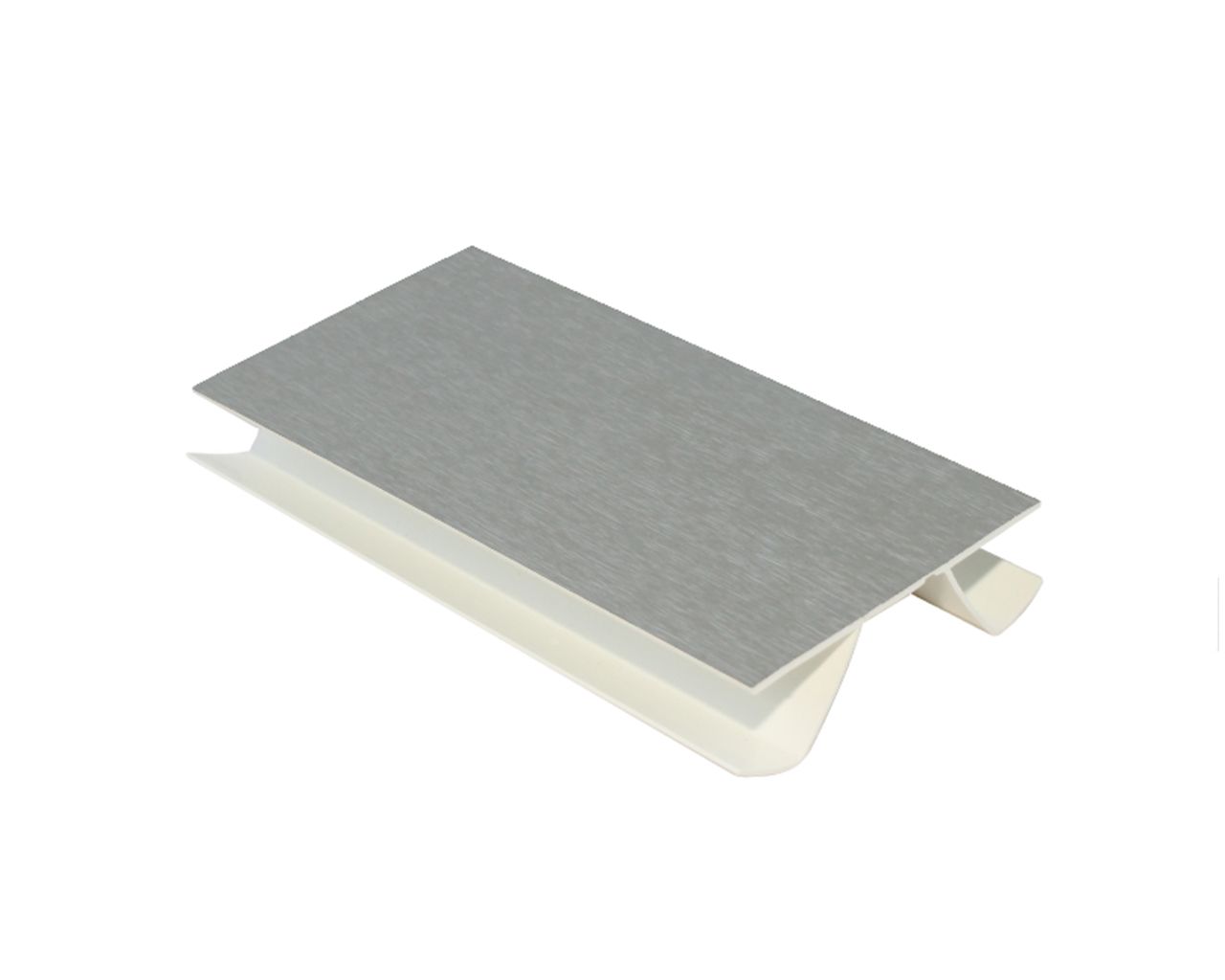 Соединитель универсальный цоколя ПВХ пластик Титан НОВ L=100 мм FIRMAX. Рис. 1