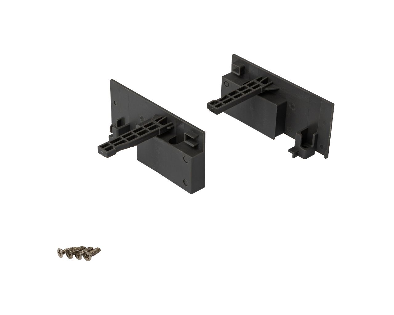 Соединители передней панели для низкого внутреннего ящика H=88 Magic Star Plus, серые. Рис. 3